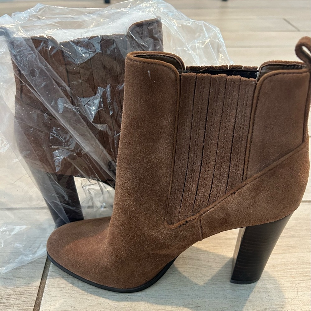 Brown Nine West Heeled Boots